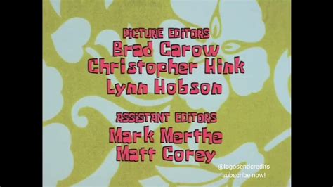 Spongebob End Credits May 1 1999 Youtube