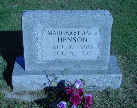 Margaret Jane Henson M Morial Find A Grave