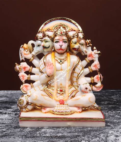 Panchmukhi Hanuman Statue Bajrang Bali Idol Hanuman For Worship God