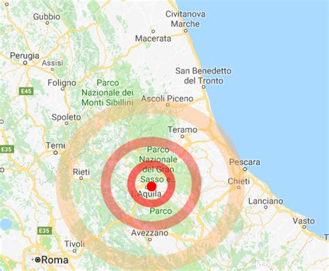 Terremoto Al Centro Italia Scossa Avvertita Nel Cuore Della Notte In