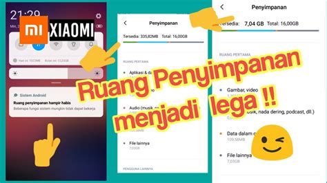 Cara Gampang Atasi Memori Penuh Xiaomi Redmi Note 5a Youtube