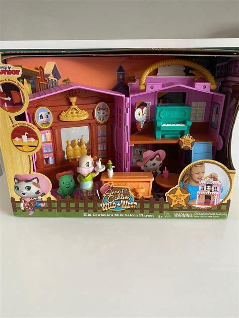 Disney Junior Sheriff Callies Wild West Ella Cowbelles Milk Saloon