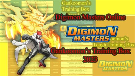 Doing Locked Gankoomon S Training Box In 2023 Gankoomon S Training