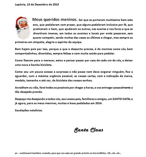 Carta Do Pai Natal Dar Ao Ped L