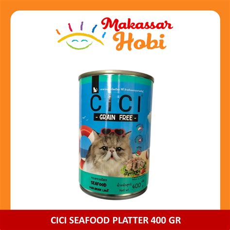 Jual Makanan Kucing Kaleng Cici Seafood Platter Gr Grain Free