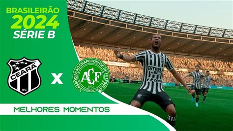 CEARÁ X CHAPECOENSE MELHORES MOMENTOS 7ª RODADA BRASILEIRÃO SÉRIE B