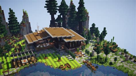 Lake House Minecraft Map