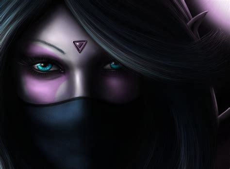 Dota 2 Templar Assassin Lanaya Face Glance Hd Wallpaper Rare Gallery