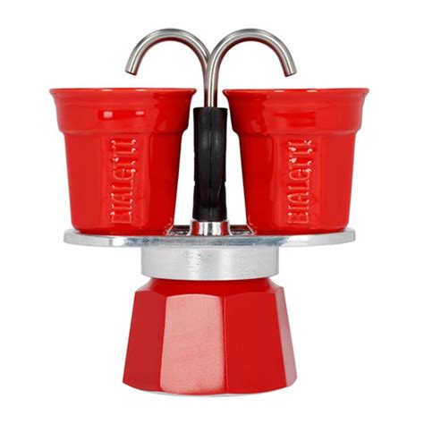 Bialetti Mini Express Espresso Set Red Cups Buy Online At The Nile