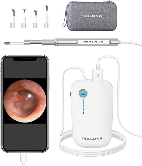 Amazon Teslong Digital Otoscope With Ear Wax Remover Teslong Ear