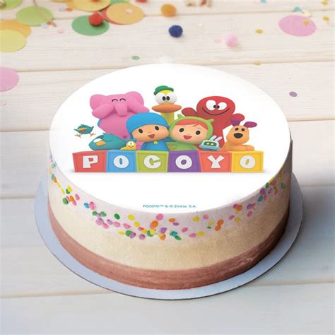 Oblea Para Tarta Con Dise O De Pocoyo