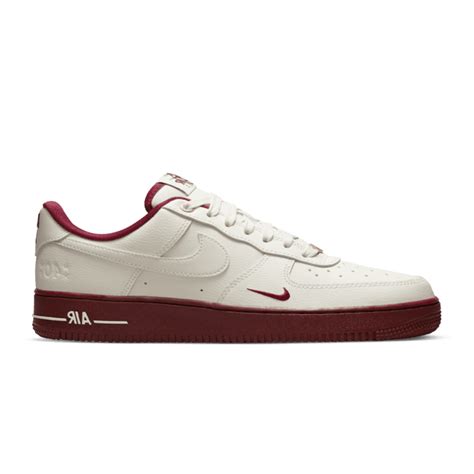 Nike Air Force 1 Low 07 Se 40th Anniversary Edition Sail Team Red Womens Dq7582 100