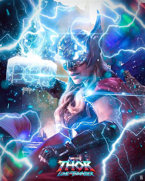 Gts The Mighty Thor Jane Fosteri Did This Fanart Poster After