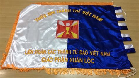 Thêu Cờ Đoàn Thiếu Nhi Thánh Thể - May áo công giáo