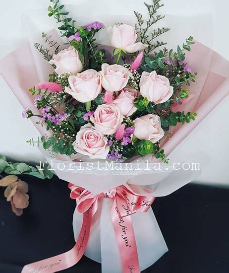 Pink Ecuadorian Roses In Bouquet To Manila Ecuadorian Roses To