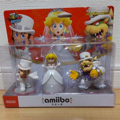 マリオ・ピーチ・クッパ ウェディングスタイル アミーボ Amiibo