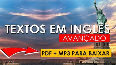 Textos AvanÇados Em Inglês Com Áudio E TraduÇÃo Pdf Mp3 E ExplicaÇÃo Dos Textos Youtube