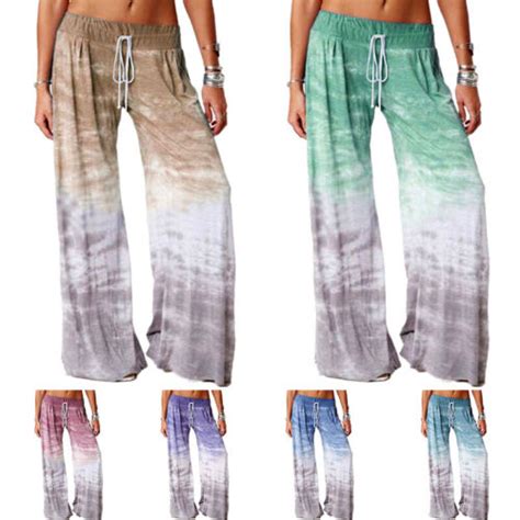 Women Boho Baggy Harem Pants Hippie Wide Leg Gypsy Yoga Palazzo Casual