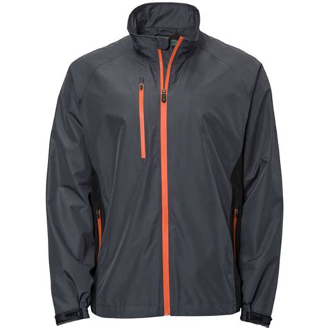 Forrester Mens Waterproof Full Zip Golf Rain Jacket