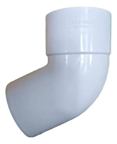 Codo M H Canaleta Blanca Ph Mm X Grados Hoffens Cuotas Sin Inter S