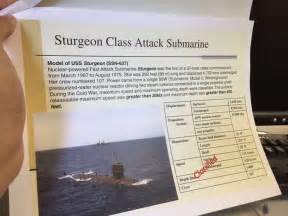 Solved Sturgeon Class Attack Submarine Model of USS Sturgeon | Chegg.com