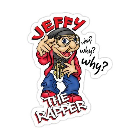 Jeffy The Rapper Funny Sml Character Sticker