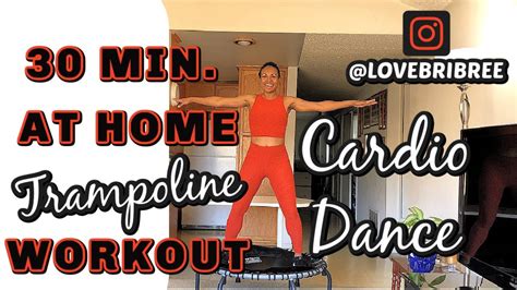 Follow Along 30 Min Cardio Dance Trampolinerebounder Fun Easy At Home Workout Bounce With