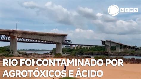 Agrotóxicos e ácido sulfúrico de caminhões contaminaram rio entre MA e