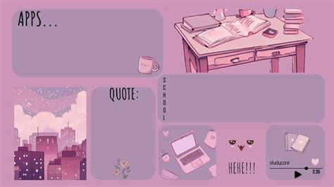 Lofi Desktop Organizer Wallpaper