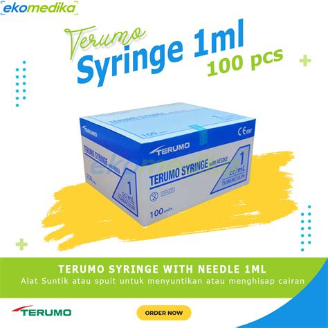 Jual Terumo Syringe Ml With Needle Tuberculin Ea Ekomedika