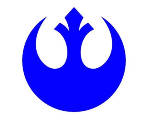 Rebel Alliance Logo Blue Transparent PNG StickPNG