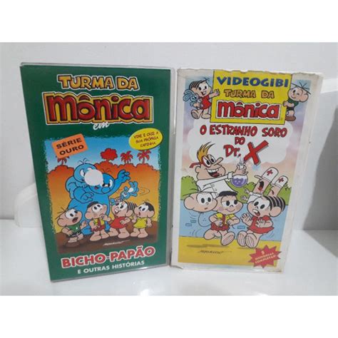 LOTE 2 VHS TURMA DA MÔNICA Shopee Brasil