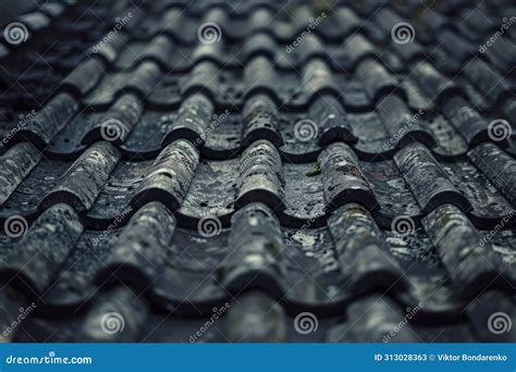 Dark Grey Textured Roof Tiles Stock Illustration - Illustration of ...