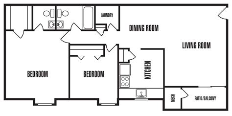 Floor plan - The Grove, a Linden Community Apartments