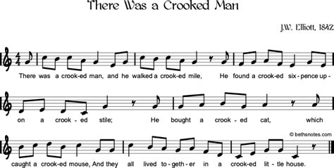 There Was a Crooked Man - Beth's Notes