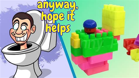 How To Make A Skibidi Toilet From Lego Blocks It S Not Similar Yet Youtube