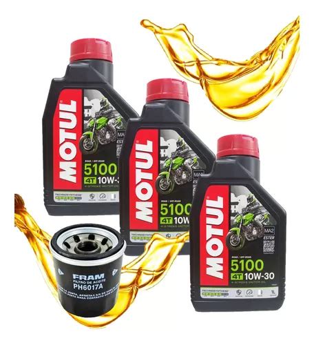 Troca Oleo Honda Cb Hornet Cbr Motul W Filtro