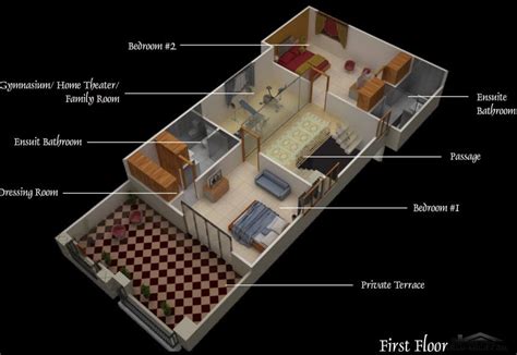 spanish villa floor plans 3d » arab arch