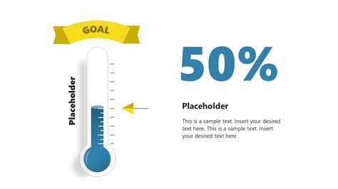 Editable Fundraising Thermometer Template For Powerpoint