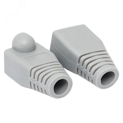 Колпачок изолирующий TERACOM для коннекторов RJ-45 PVC серый (упак.50шт ...