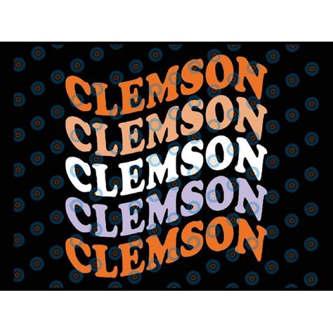 Clemson SVG, College, University svg, college football, spor - Inspire ...