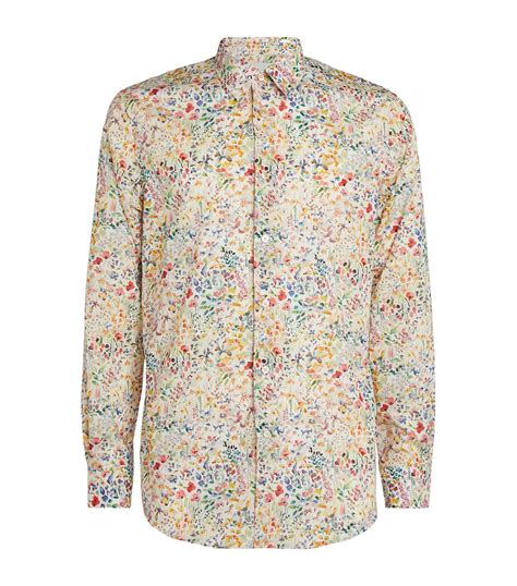 Paul Smith Multi Cotton Floral Shirt Harrods UK