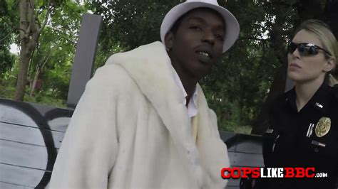 Pimp Criminal Is Busted By Perverted Milf Cops When He Smacks His Slut