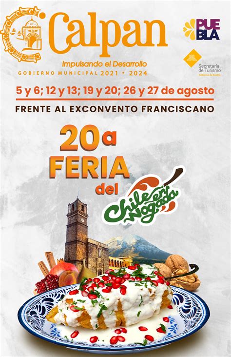 Feria del chile en nogada San Andrés Calpan 2023 Maravillas en México