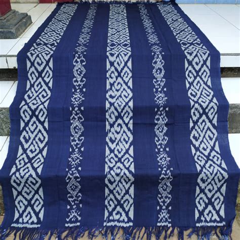 Jual Kain Tenun Blanket Jepara Motif Toraja Ntt Warna Navy Kab