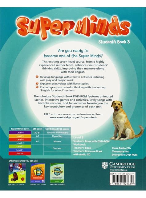 Super Minds Level 3 Students Book With Dvd Rom Artklett