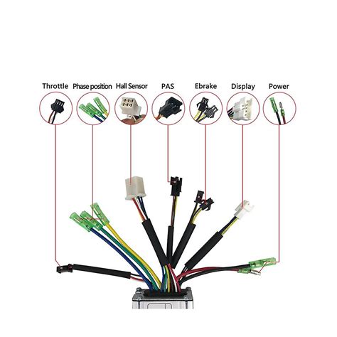 Ebike Controller Replacement Part Electric Scooter Bike 36V 48V 250W