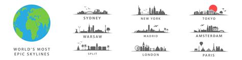 Collection Of World S Most Epic Skylines Big Cities On Globe Warsaw