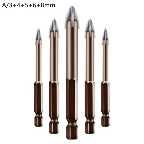 Efficient Universal Drilling Tool Ceramic Tile Drill Triangle Set A7E7