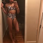 Amazon Cupshe Fashion Women S Stripe Printing High Waisted Padding Bikini Set Beach Bathing